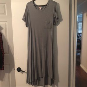 LuluRoe Gray Carly Dress